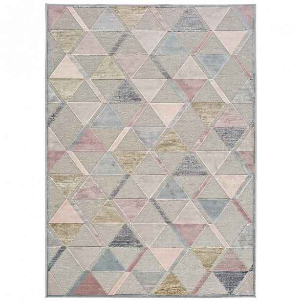 Šedý koberec Universal Margot Triangle, 160 x 230 cm