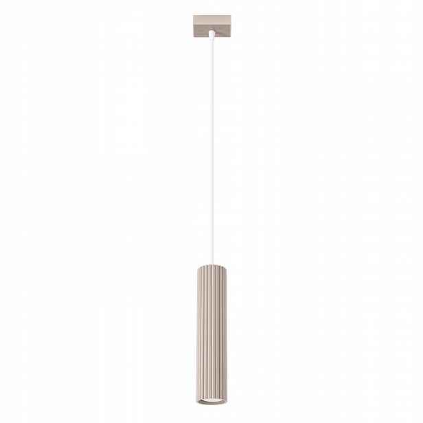 Závěsná stropní lampa GU10 hliníková Taupe Karbon Deep Space Sollux