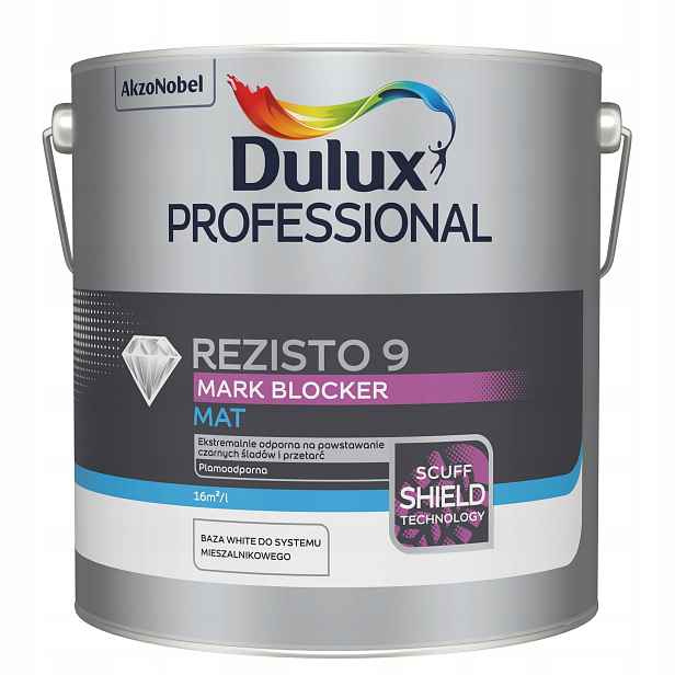 Rezisto 9 báze bílá 2,18L Dulux Professional