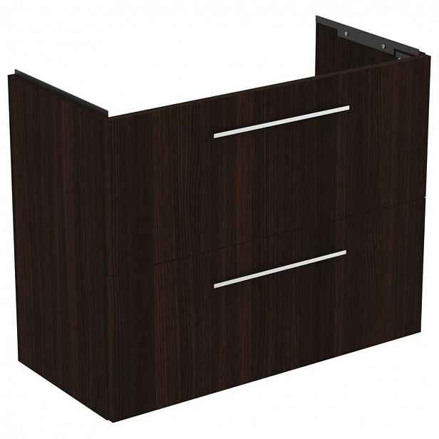 Ideal Standard i.Life S - Skříňka pod umyvadlo, 80x38x63 cm, 2 zásuvky, kávový dub T5295NW