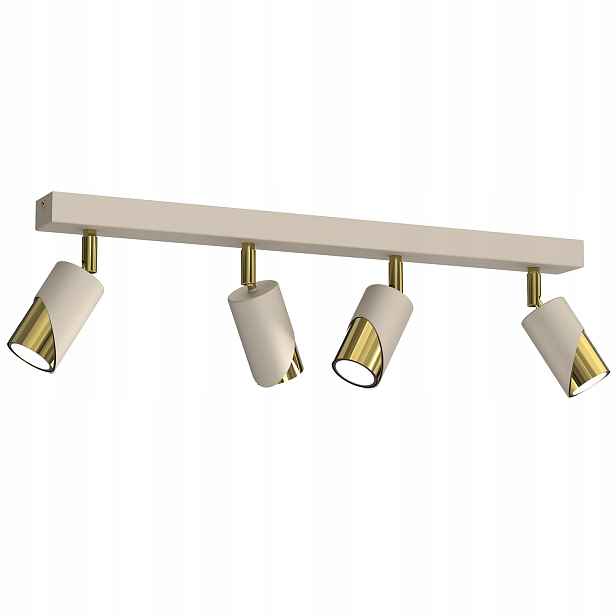 Luminex Shift Lišta 4 Reflektory Krémově zlaté 4xGU10 15W