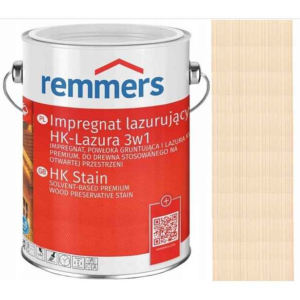 Remmers Hk-lasur Lazura 2,5L Impregnace Lazurovací Na Dřevo Bílá 2268