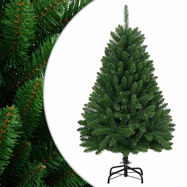 vidaXL Umělý sklápěcí vánoční stromek se stojanem zelený 120 cm