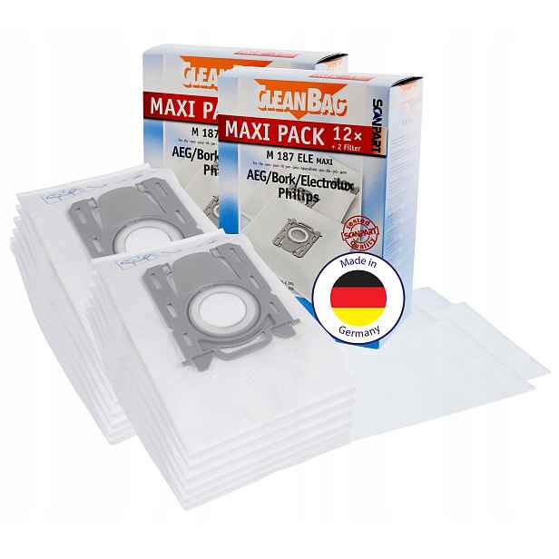 24x Sáčky Do Vysavače Philips Electrolux Aeg S-bag Scanpart Filtry