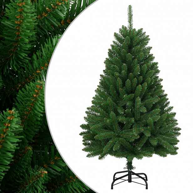 vidaXL Umělý sklápěcí vánoční stromek se stojanem zelený 150 cm
