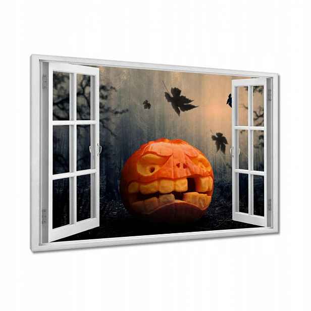 Obrazy 90x60 Halloween Dýně