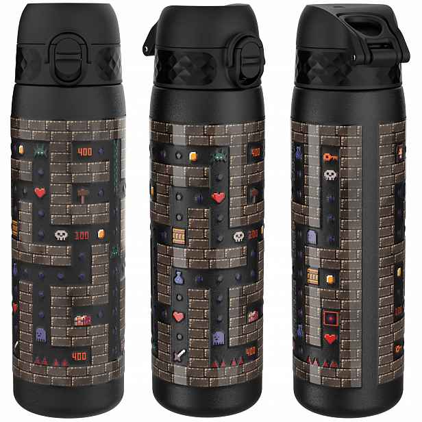 Dětská Termoska Na Čaj Černá Gamer Hráč Hry ION8 0,5 L 500 ML