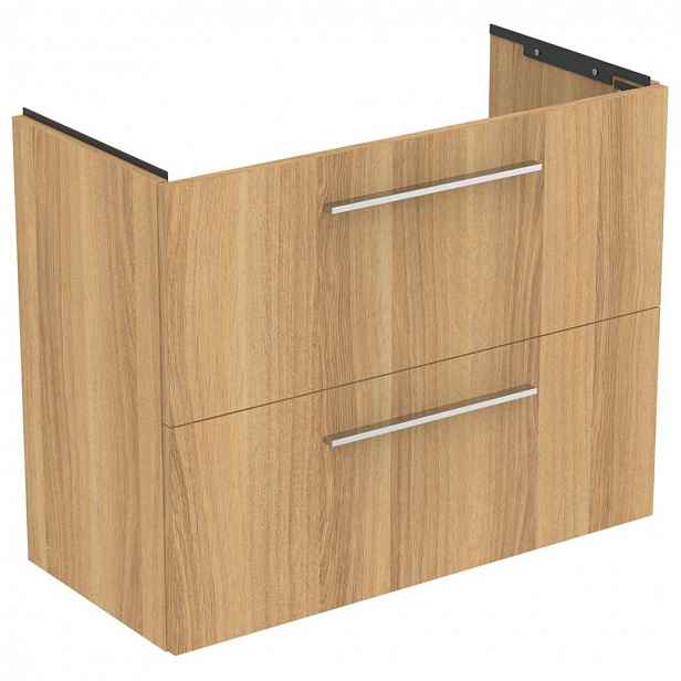 Ideal Standard i.Life S - Skříňka pod umyvadlo, 80x38x63 cm, 2 zásuvky, dub T5295NX