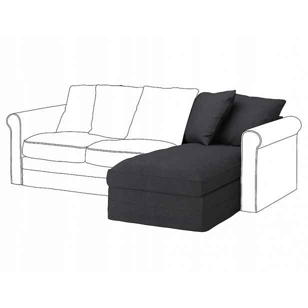 Potah na lehátko Gronlid Sporda tmavě šedý Ikea 203.986.93