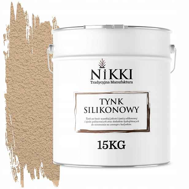 Silikonová Omítka Fasádní Béžová F445 15KG Struktura "baránek" Zrno 1.0mm