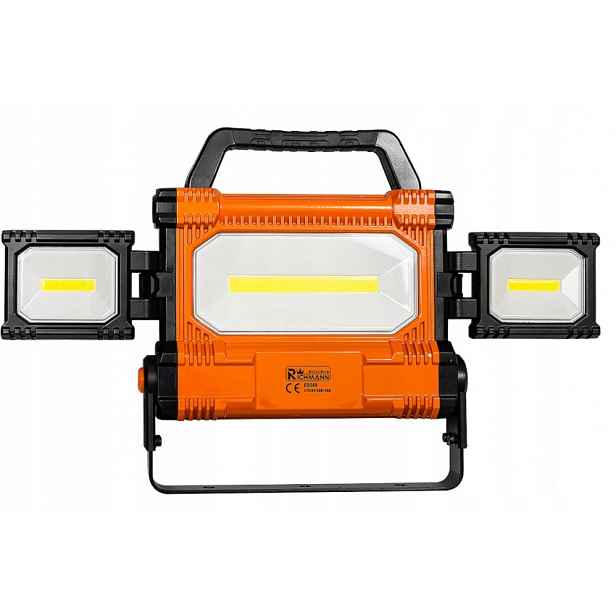 Stavební Halogenová Lampa Cob-led 4500LM 30W+20W