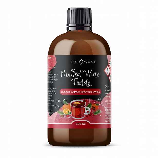 Vonný olej do svíček Mulled Wine Toddy 500 ml, vůně do parafínového vosku