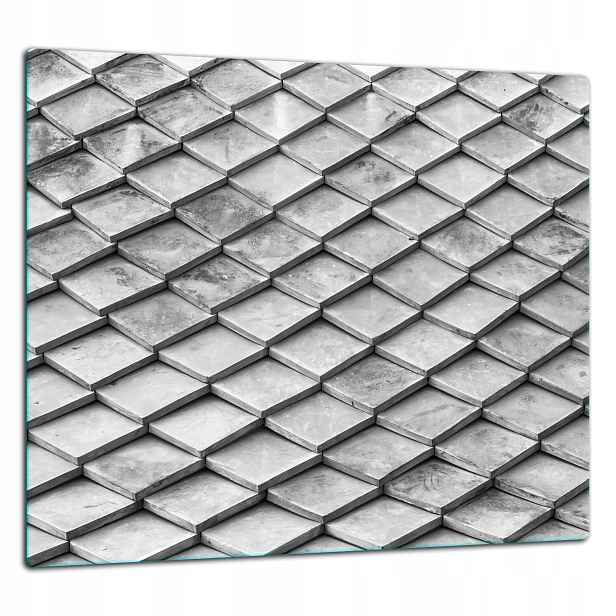 Skleněná Ochranná Deska Panel Lepidlo 65x60 Vzor
