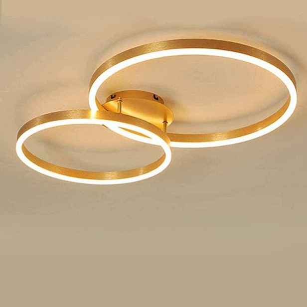 stropní svítidlo Led Zlatý lustr Stropní Svítidlo Ring Moderní do 42W 4500K