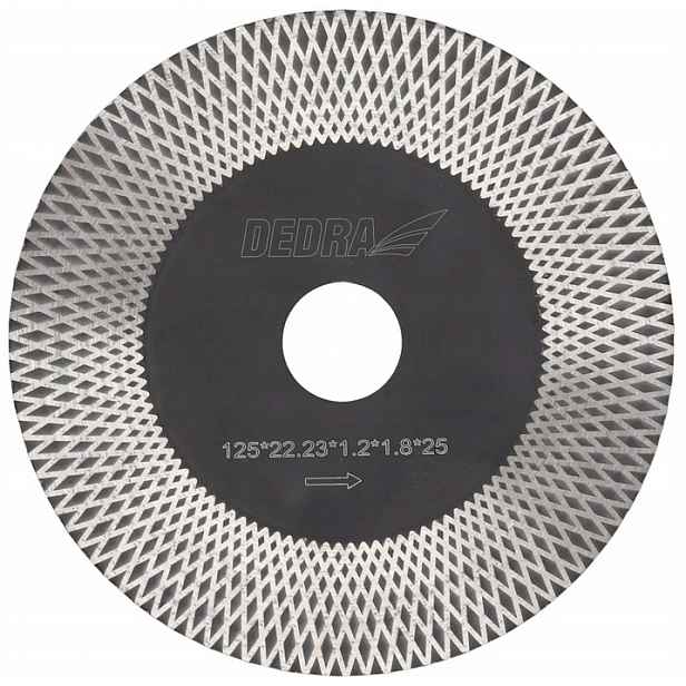 Dedra Diamantový Kotouč Typu Romb Pro Řezání Betonu Z Keramiky 230 MM H1056