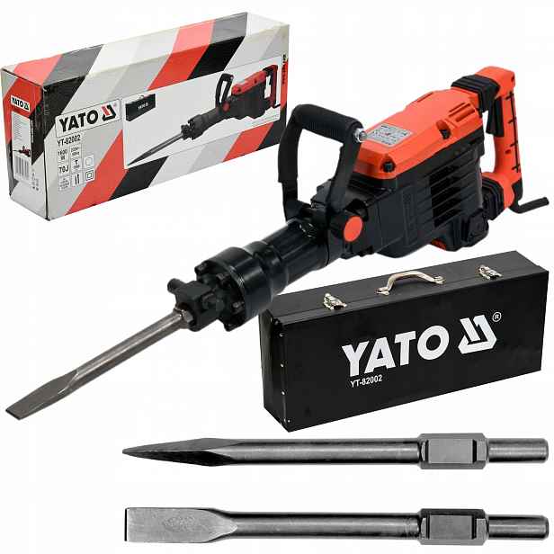 Olejové Demoliční Kladivo 70J 1600W Yato Hex Pro Železobeton