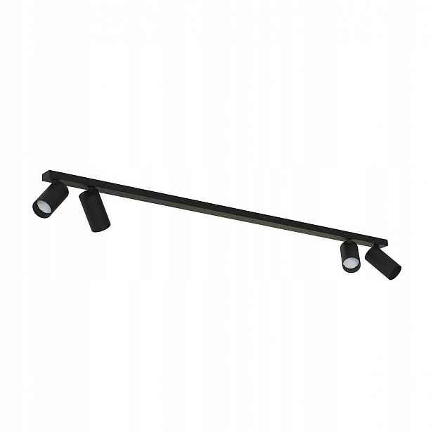Stropní svítidlo seznam spotů Mono černá pohyblivá stínidla reflektory 4x Led GU10