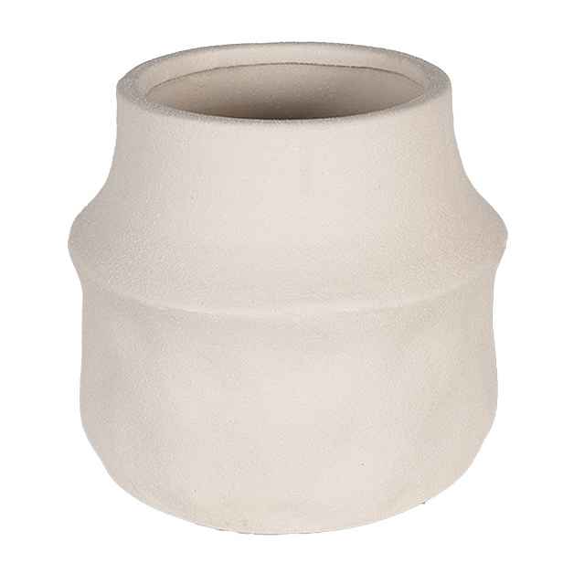 Béžový antik obal na květináč Lora L - Ø17*16 cm Clayre & Eef