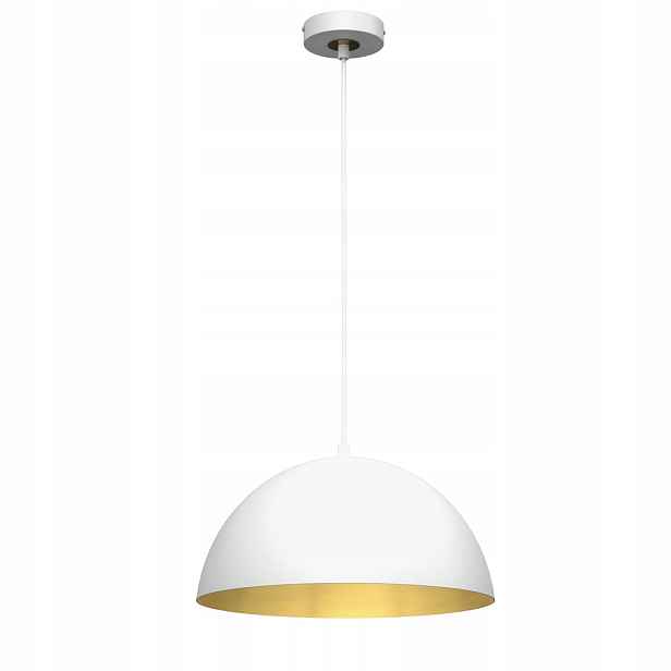 Závěsná lampa Beta White/gold 1xE27 35 cm