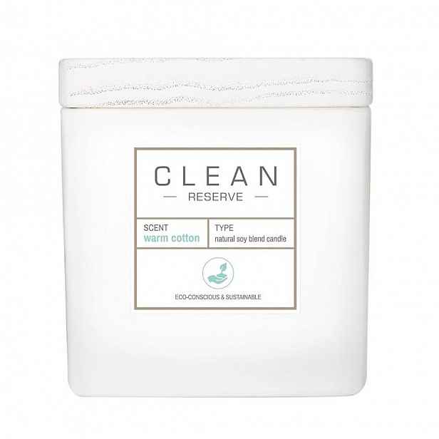 Clean Reserve Warm Cotton sójová vonná svíčka 227 g