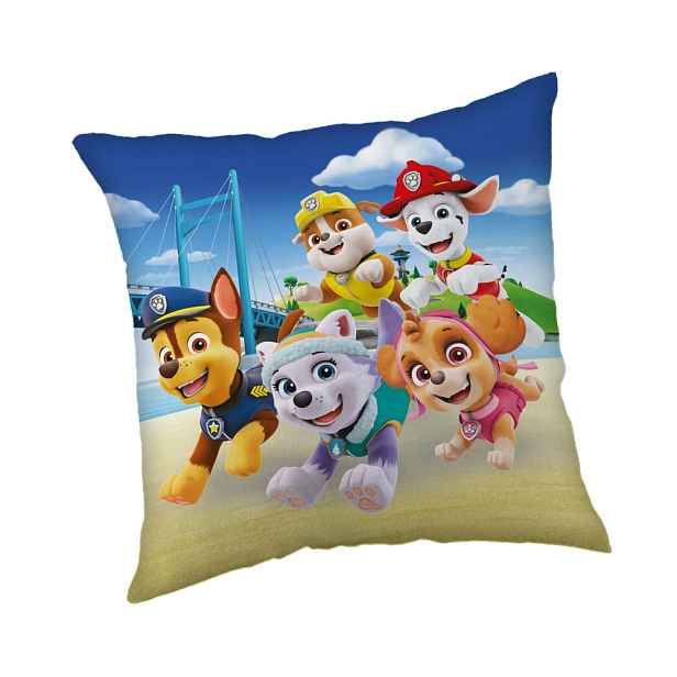 Dětský polštářek 40x40 cm Paw Patrol "Bridge" – Jerry Fabrics