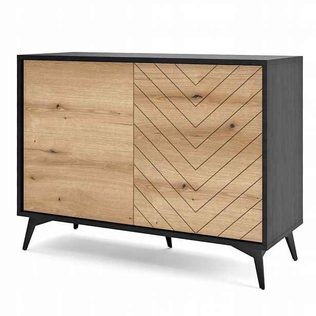 Komodee Komoda Jasper K104 Dub Evoke černý