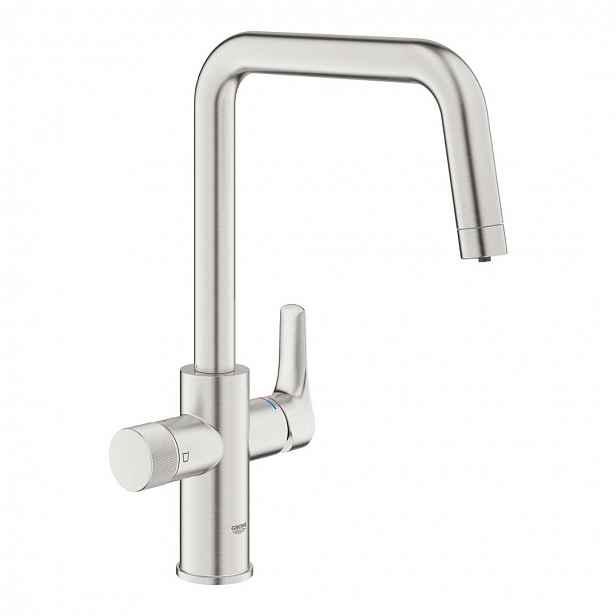 Grohe Blue Pure - Dřezová baterie Eurosmart s filtrační funkcí, supersteel 30583DC0