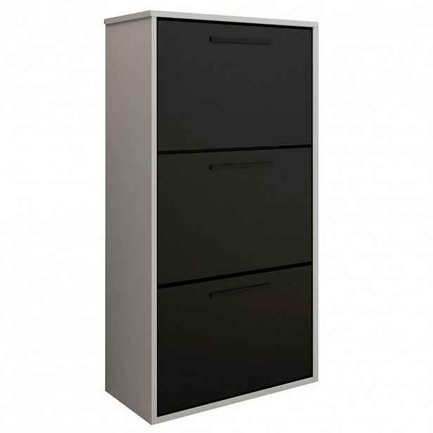 Kier Furniture BOTNÍK ASPER Bílá & Černá