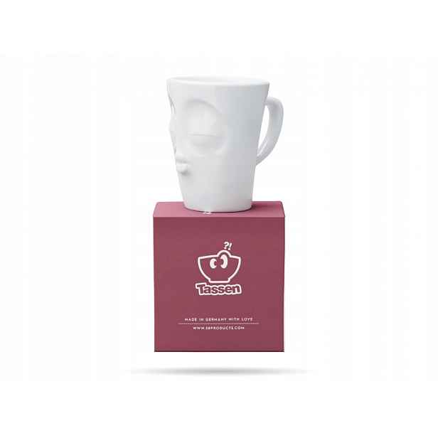 Hrnek 58products Tassen porcelán Líbací Küssend Smajlík 350 ml jako dárek