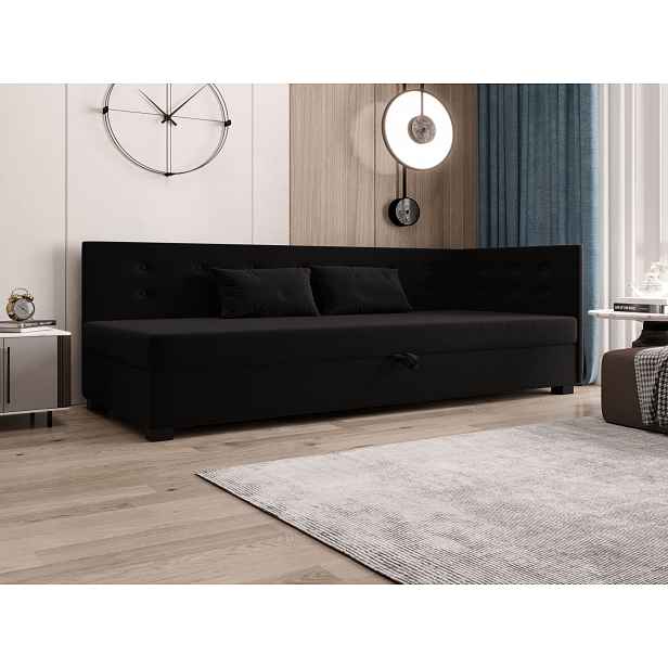 Jednolůžková postel 80x195 AJKA PLUS 2 - černá
