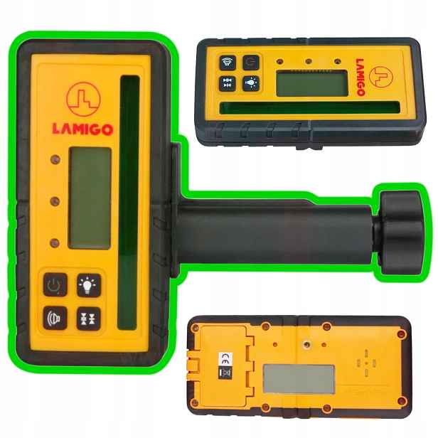 Laserový přijímač rotačních laserů se zeleným laserem Lamigo Rc 600G