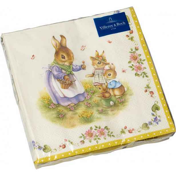 Villeroy & Boch Easter Accessoires ubrousky Easter Family, 33 x 33 cm