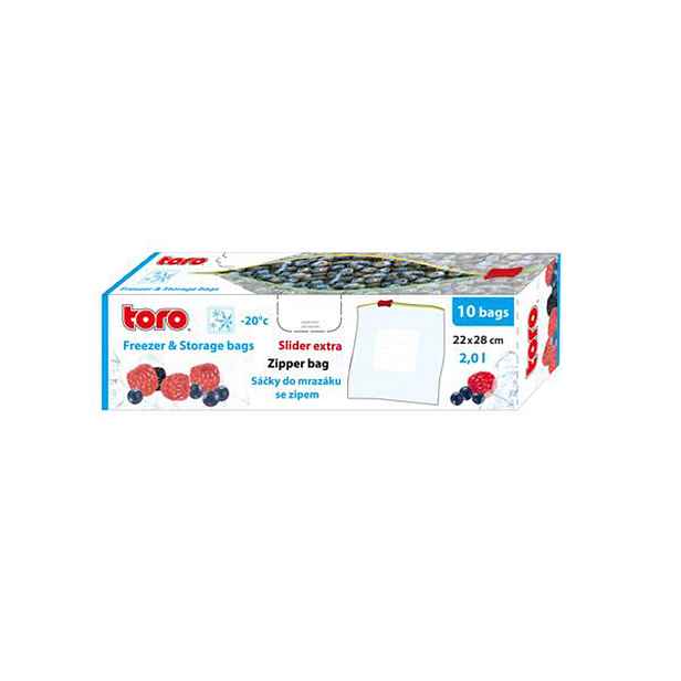 Potravinový sáček na zamražení TORO 10ks 2000ml