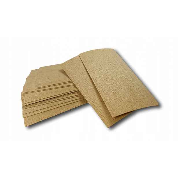Dřevěné knoty na svíčky 10 cm x 5 cm 100 ks
