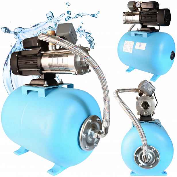 Hydrofor Na Vodu 50L Čerpadlo Alpinox 1100W Silné rotory Inox Premium 7800l/h