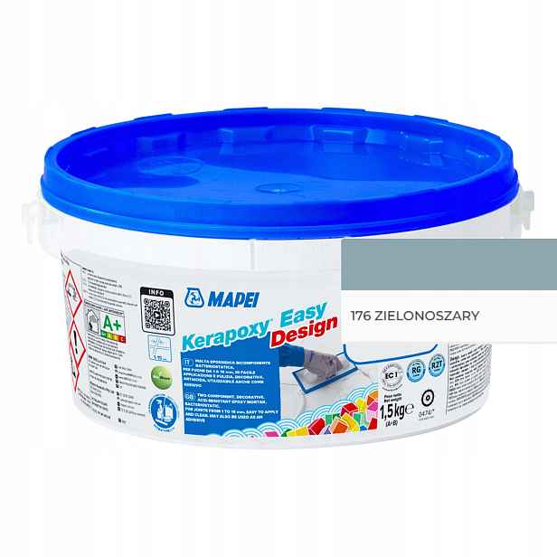 Mapei Epoxidová Spárovací Hmota Kerapoxy Easy Design 1,5 kg 176 Zelenošedá
