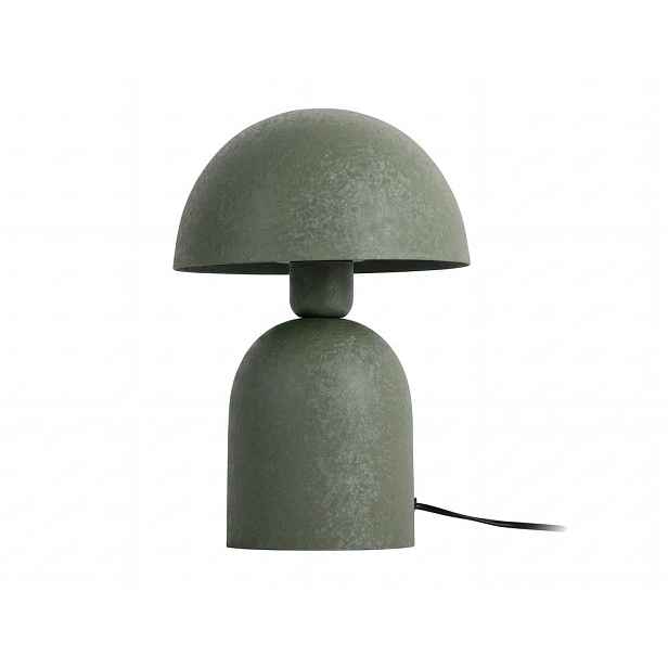 Zelená stolní lampa s kovovým stínidlem (výška 30 cm) Boaz – Leitmotiv