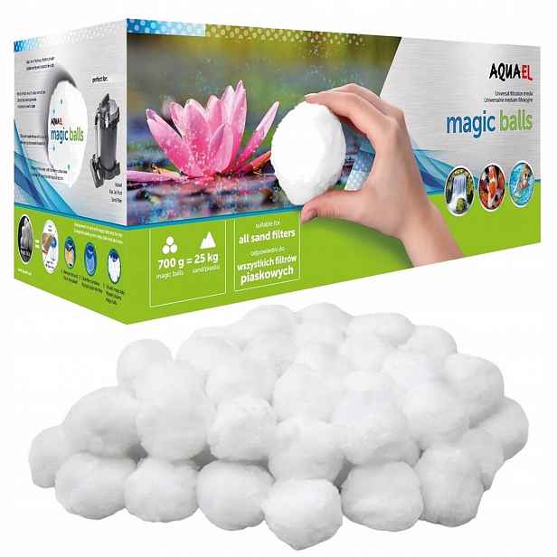 Aquael Magic Balls 700g Univerzální filtrační vložka pro filtry Medium Filtrační