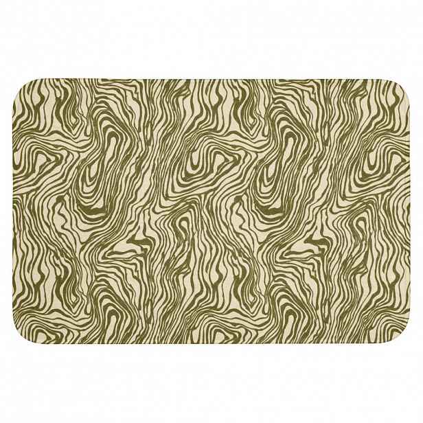 OnlyWow WC PŘEDLOŽKA Abstraktní - Mramor - Zelený 90x60 cm
