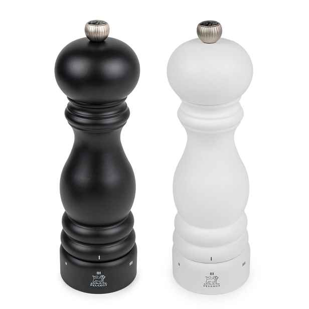 Peugeot Set mlýnků na pepř a sůl Paris Zirlion u'Select, 20 cm, černá/bílá 52492