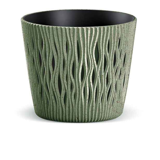 Prosperplast Květináč SCANDY ECO zelený, varianta 22,5 cm