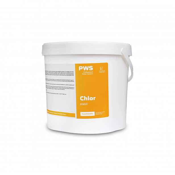 Pws Chlor stabil pro stabilizaci chloru v bazénu 5kg bazénová chemie
