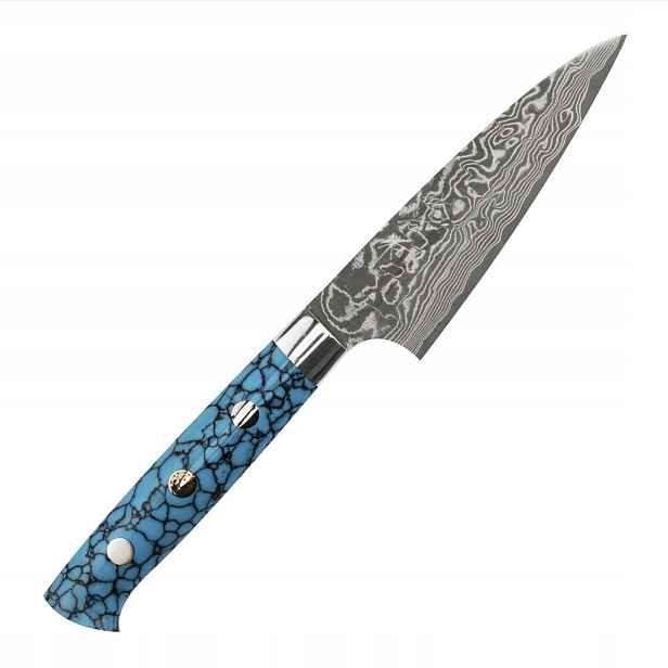 Nůž Na Loupání Takeshi Saji Btq R-2 Black 9 cm ocel R-2 laminát