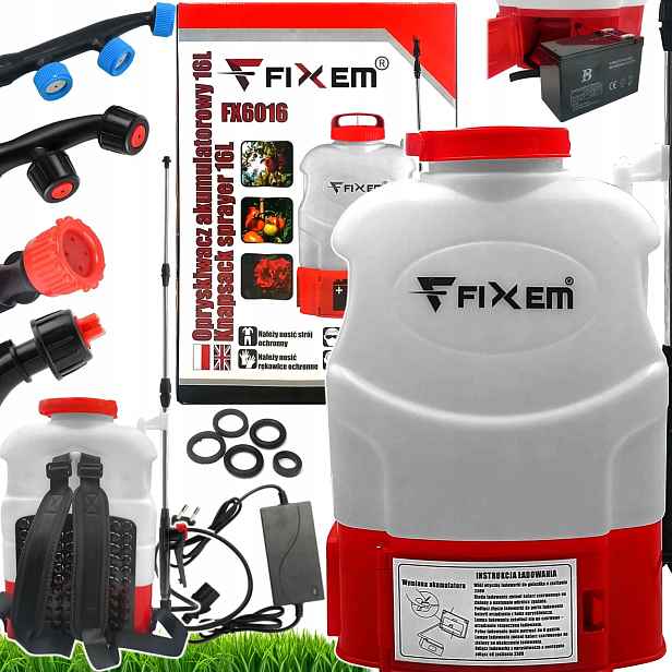 Akumulátorový Tlakový Postřikovač FX6016 Akumulátorový Postřikovač 16 L