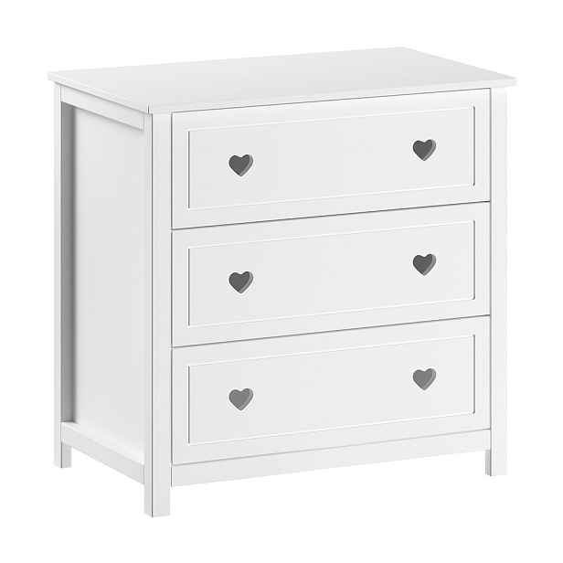 Bílá dětská komoda 90x89x57 cm Amori – Vipack