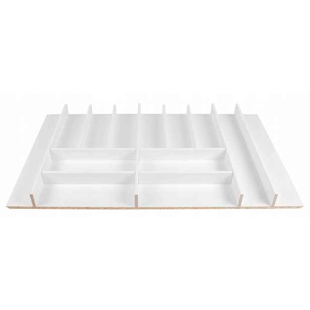 Příborník Elletipi Wood Line do zásuvky 90 cm, bílý, Plc M50090 18