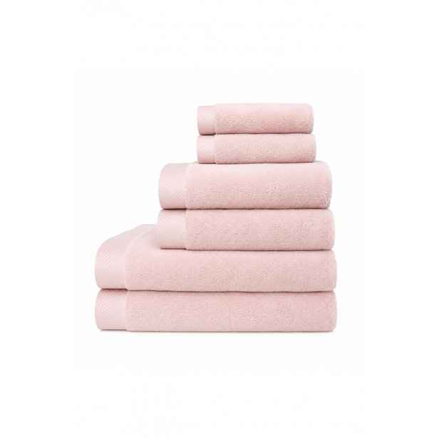 Výhodná sada ručníků a osušek MICRO COTTON, 6 ks Pudrová