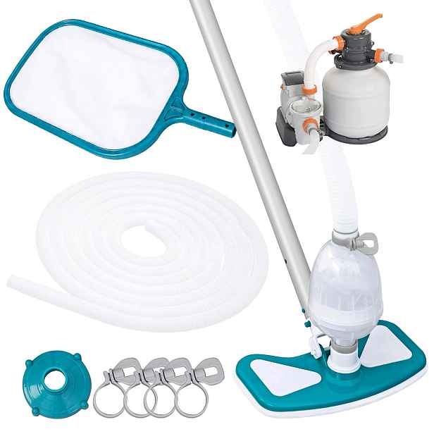 Vysavač do bazénu pískové pumpy 58499 Bestway Set