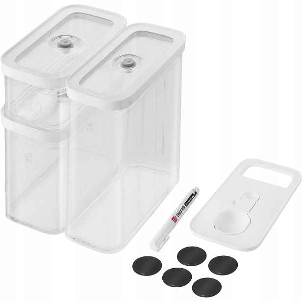 Zwilling Fresh & Save Cube Set M 3 ks šedá, BPA-free, vakuová sada