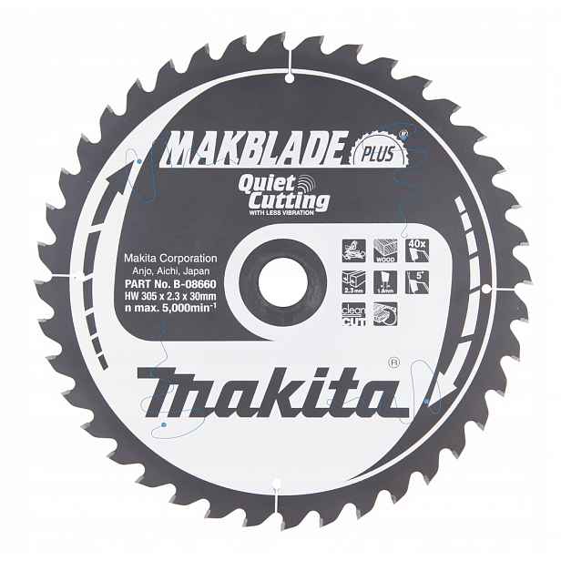 Sintrová Pila 305*30/40Z B-08660 Makita